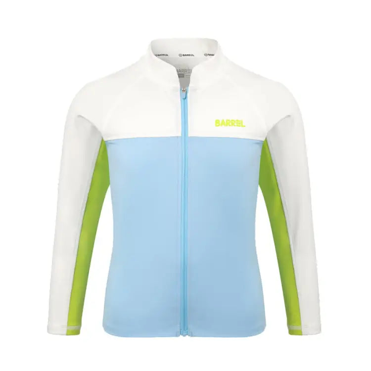 Barrel Kids Romantic Motion Zip-Up Rashguard-AQUA - Barrel / Aqua / 120 - Rashguards | BARREL HK