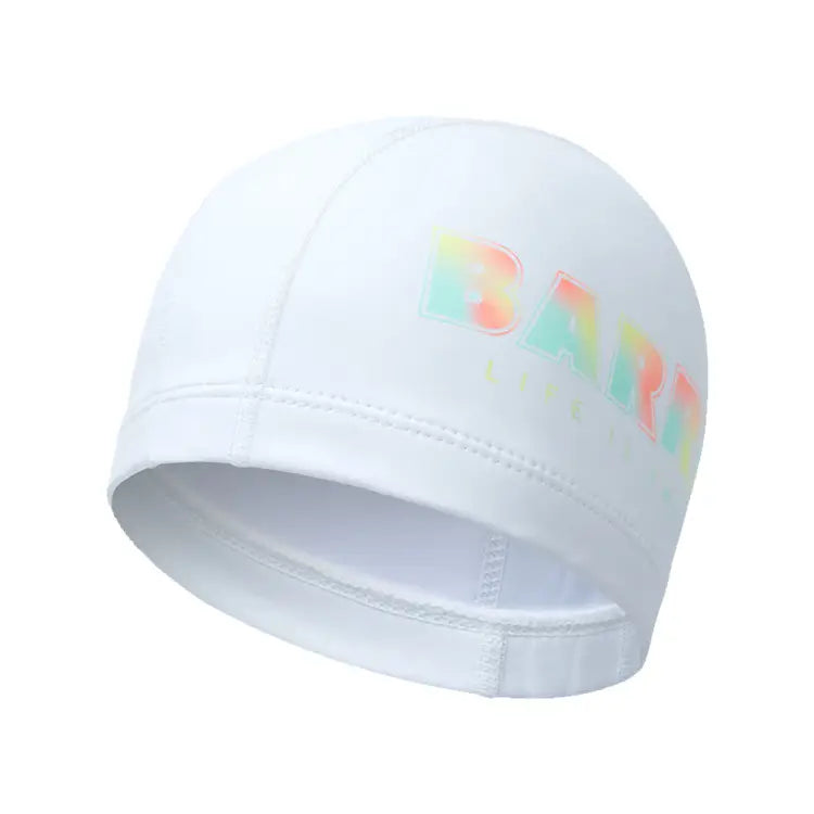 Swim Caps: Barrel Kids Sherbet Silitex Swim Cap-WHITE - Barrel / White / ON / 2025, Accessories, BARREL, BARREL HK, BRIV25HKOP01
