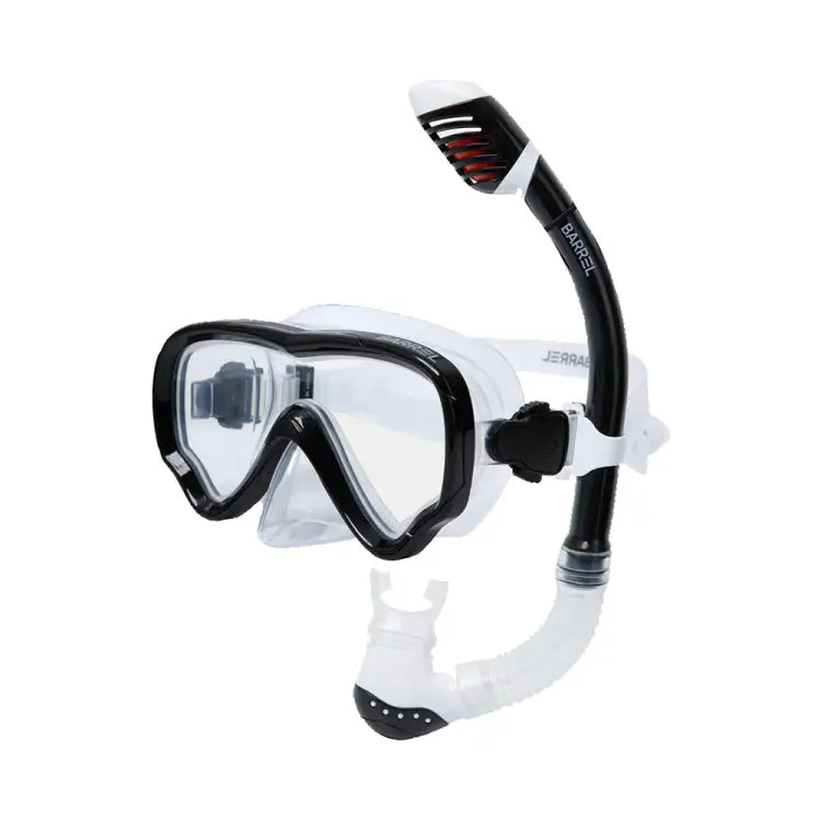 Snorkel Masks: Barrel Kids Snorkel Set-BLACK - Barrel / Black / OSFA / 2025, Accessories, BARREL, BARREL HK, Black | B5SKADV001BLKON