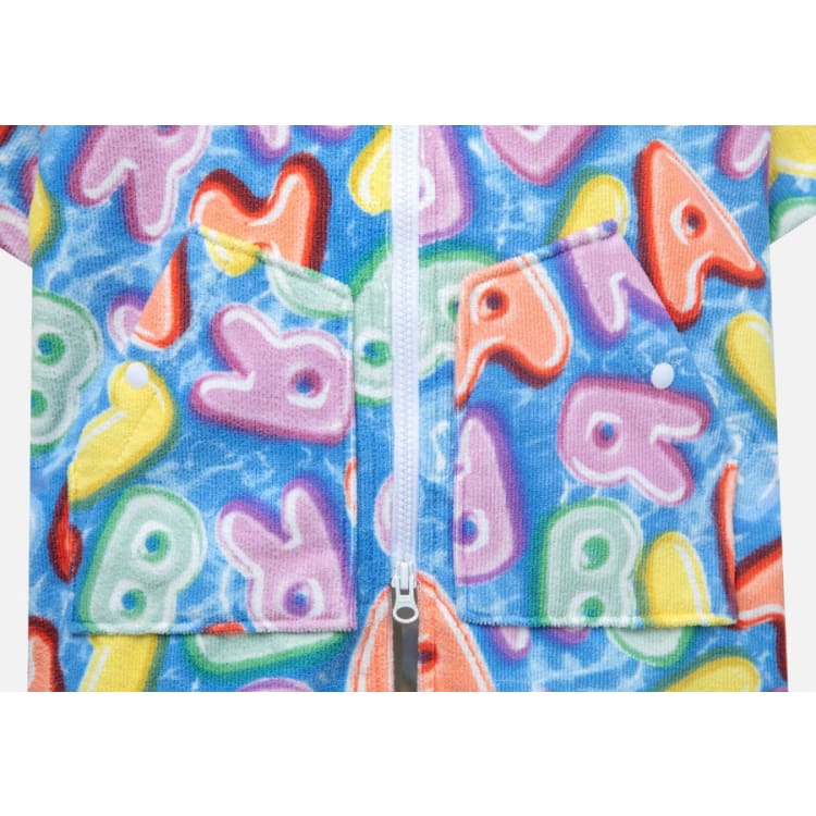 Barrel Kids Swell ZipUp Poncho Towel-JELLY LOGO - Poncho Towels | BARREL HK