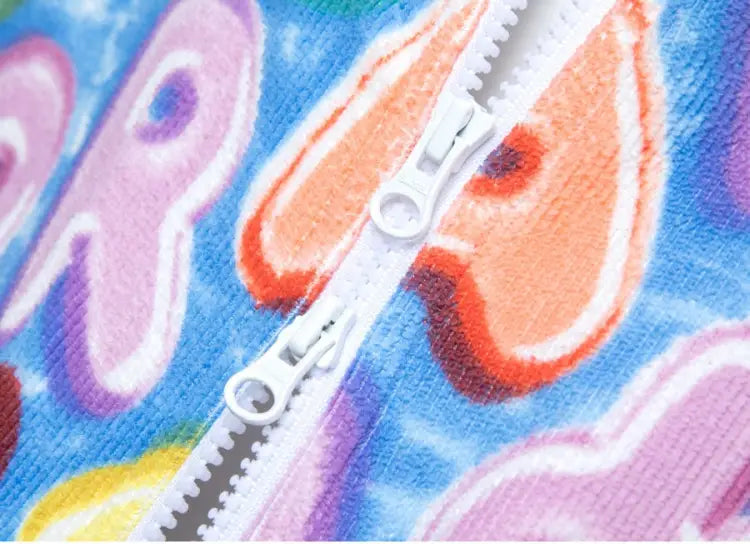 Barrel Kids Swell ZipUp Poncho Towel-JELLY LOGO - Poncho Towels | BARREL HK