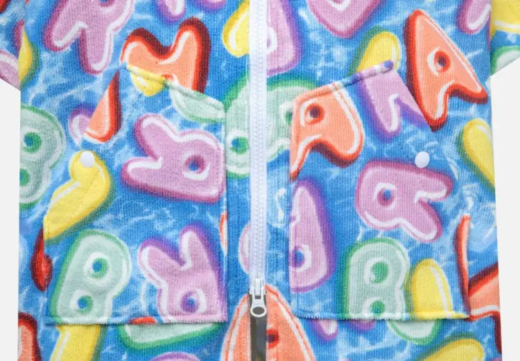 Barrel Kids Swell ZipUp Poncho Towel-JELLY LOGO - Poncho Towels | BARREL HK