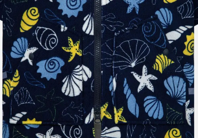 Barrel Kids Swell ZipUp Poncho Towel-SHELL FRIENDS - Poncho Towels | BARREL HK