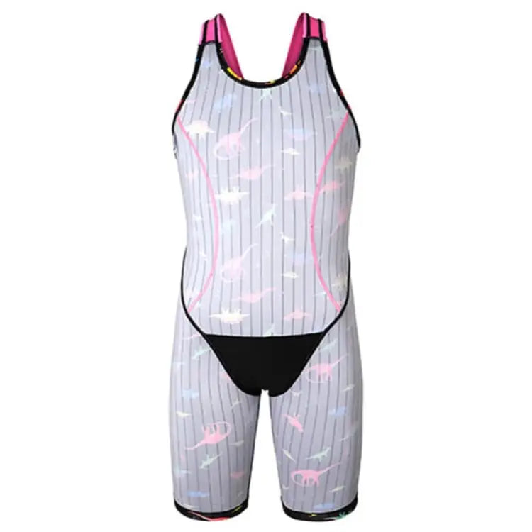 Barrel Kids Training Tech Swimsuit-NEON DINO - Swimsuits