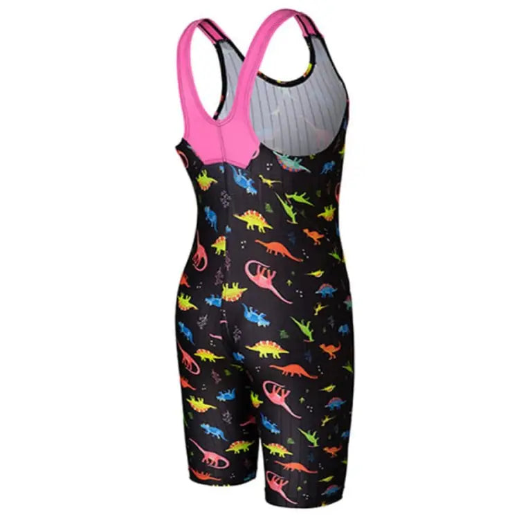 Barrel Kids Training Tech Swimsuit-NEON DINO - Swimsuits