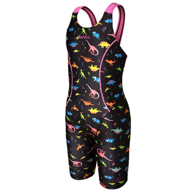 Barrel Kids Training Tech Swimsuit-NEON DINO - Swimsuits