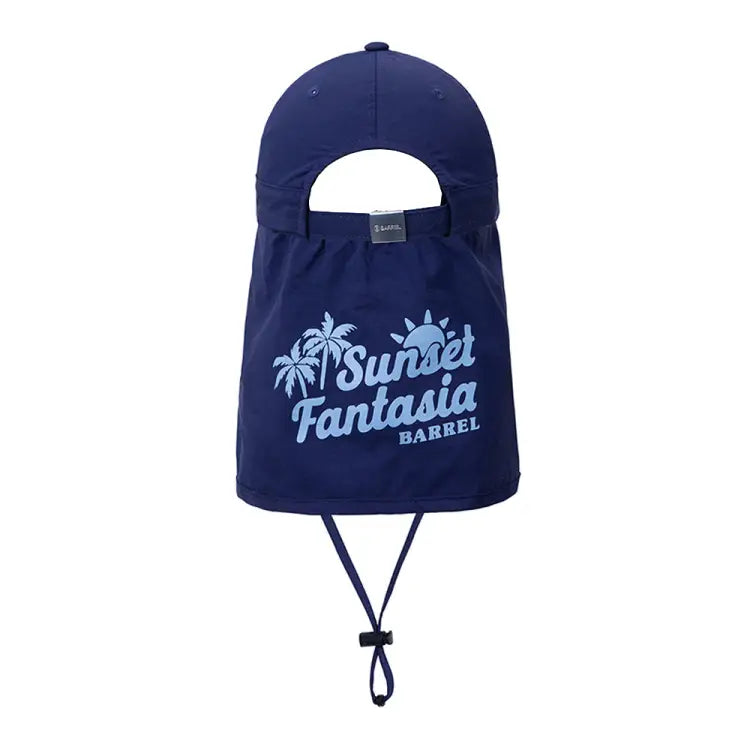 Headwear / Caps: Barrel Kids Tropical Aqua Cap-NAVY - 2025, Accessories, Aqua Caps, BARREL, BARREL HK