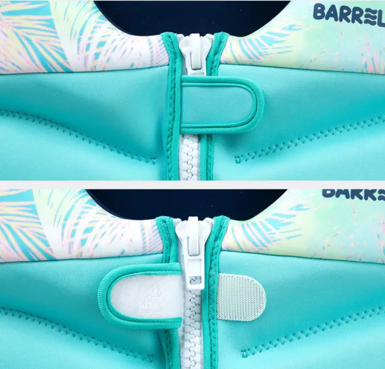 Life Vest / Approved: Barrel Kids Tropical Guard Vest-MINT - 2025, BARREL, BARREL HK, BRIV25HKOP03, Fashion