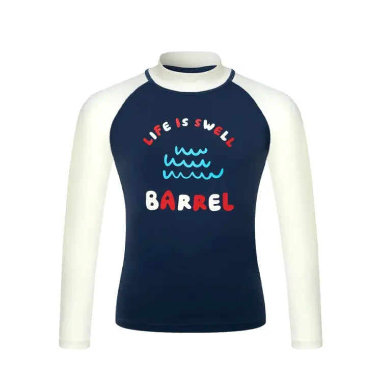 Barrel Kids Vibe Raglan Rashguard-MIDNIGHT - Barrel / Midnight / 110 - Rashguards | BARREL HK