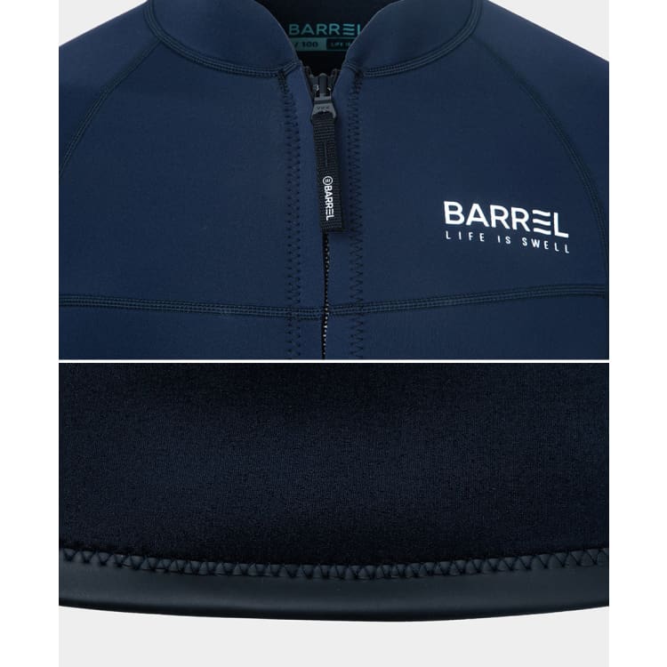 Tops: Barrel Men Active 2MM Neoprene Jacket-NAVY - BARREL, BARREL HK, BRIV24HKOPT03, Fashion, Gear | B4SMWNP101BLK095