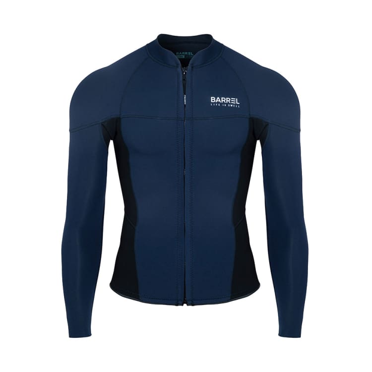 Tops: Barrel Men Active 2MM Neoprene Jacket-NAVY - BARREL, BARREL HK, BRIV24HKOPT03, Fashion, Gear | B4SMWNP101BLK095