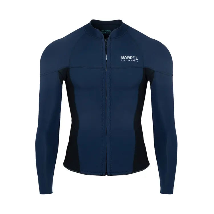 Tops: Barrel Men Active 2MM Neoprene Jacket-NAVY - BARREL, BARREL HK, BRIV24HKOPT03, Fashion, Gear | B4SMWNP101BLK095