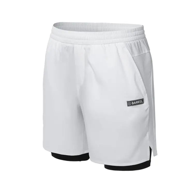 Barrel Men Essential Half Leggings Shorts-WHITE - Boardshorts | BARREL HK