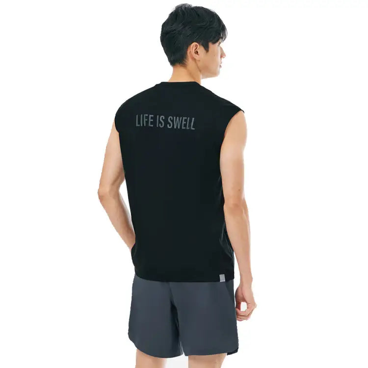 Rashguards: Barrel Men Essential Relax Fit Rash Tank-BLACK - 2025, BARREL, BARREL HK, Black, BRIV25HKOP01