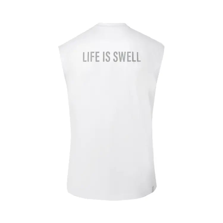 Rashguards: Barrel Men Essential Relax Fit Rash Tank-WHITE - 2025, BARREL, BARREL HK, BRIV25HKOP01, Clothing