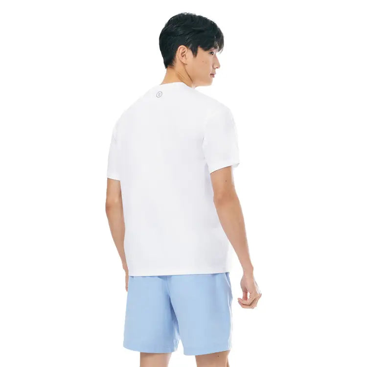 Rashguards: Barrel Men Essential Relax Fit S/S Rashguard-WHITE - 2025, BARREL, BARREL HK, BRIV25HKOP01, Clothing