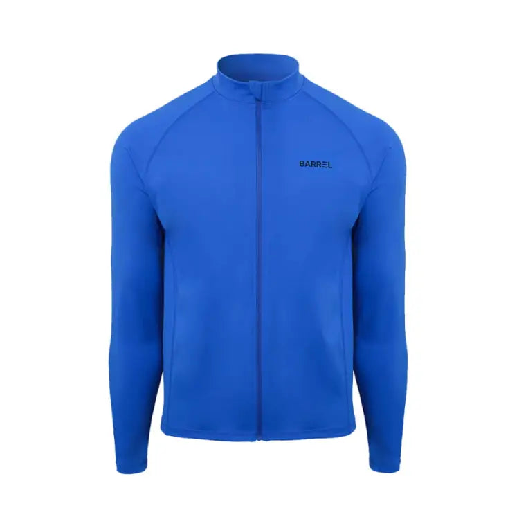 Barrel Men Essential Relax ZipUp Rashguard-BLUE - Barrel / Blue / S (090) - Rashguards | BARREL HK