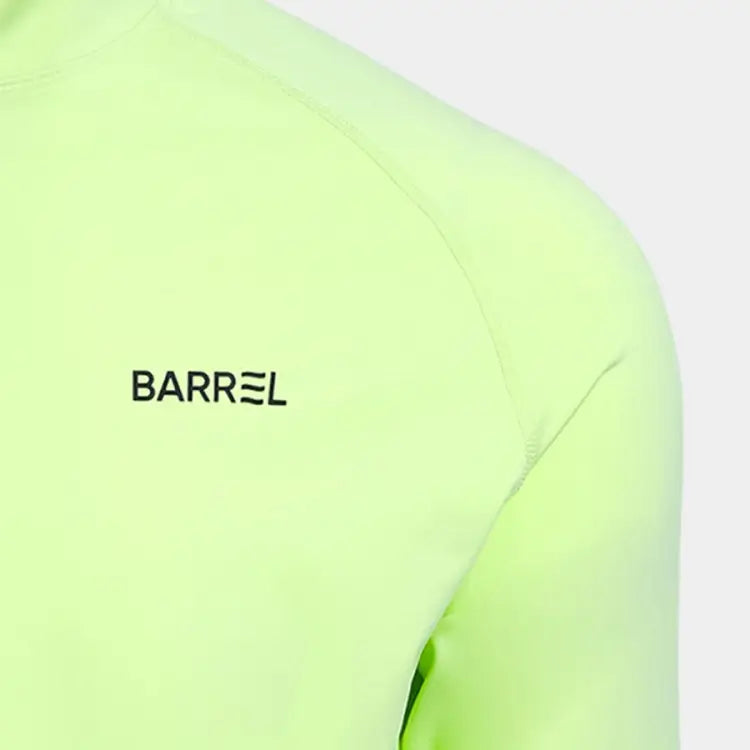 Barrel Men Essential Relax ZipUp Rashguard-LIME - Rashguards | BARREL HK