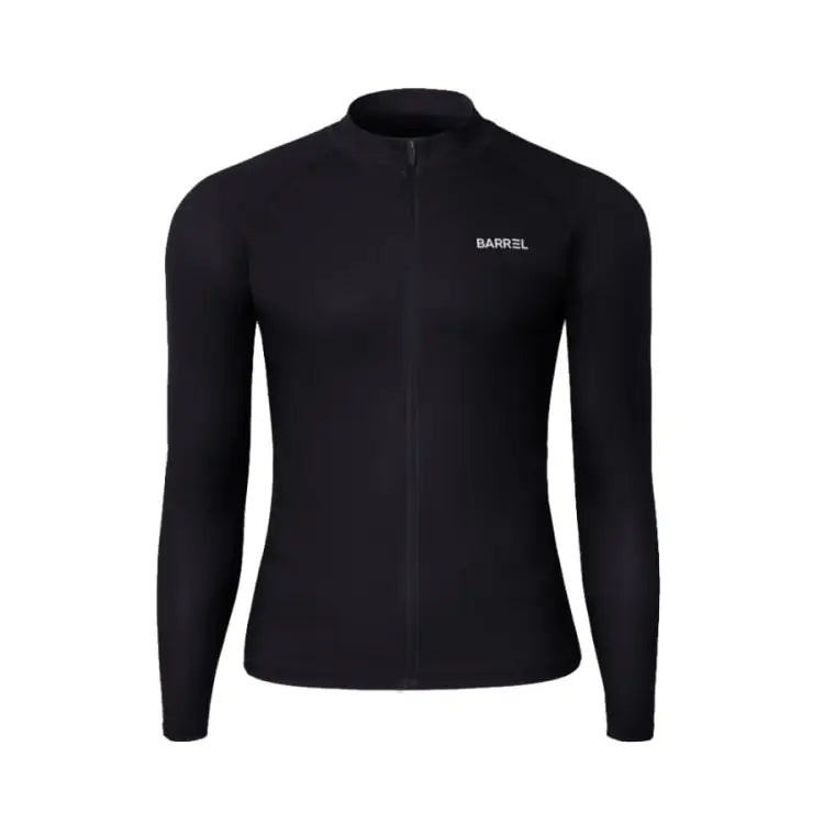 Barrel Men Essential Zip - Up Rashguard - BLACK - Barrel / Black / S (90) - Rashguards | BARREL HK