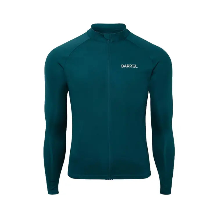 Rashguards: Barrel Men Essential Zip Up Rashguard-GREEN - 2025, BARREL, BARREL HK, BRIV25HKOP01, Clothing