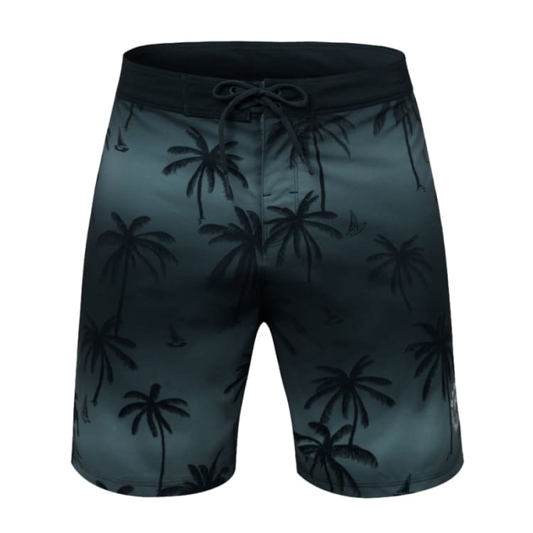 Barrel Men Sunset Palm Tree Board Shorts-BLACK - Barrel / Black / S (090) - Boardshorts | BARREL HK