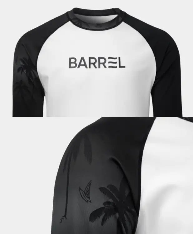 Barrel Men Sunset RelaxFit Odd Rashguard-PALM TREE - Rashguards | BARREL HK
