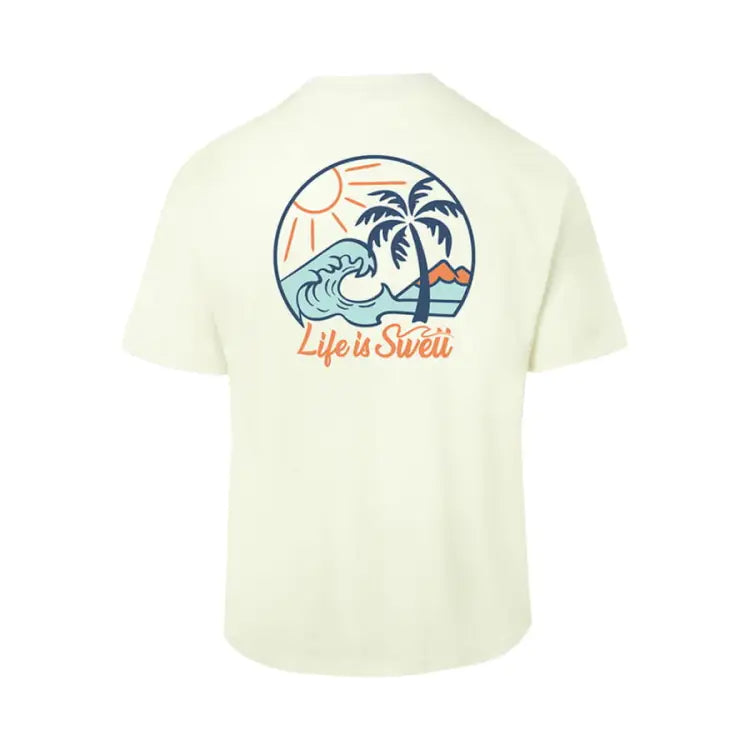 Barrel Men Tropical S/s Rash Guard-ivory – optcool