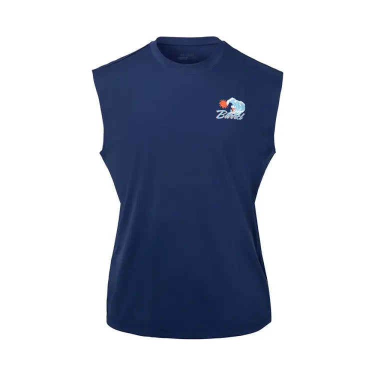 Rashguards: Barrel Men Tropical Sleeveless Rashguard-NAVY - Barrel / Navy / M (95) / 2025, BARREL, BARREL HK, BRIV25HKOP02, Clothing