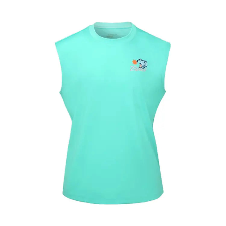 Rashguards: Barrel Men Tropical Sleeveless Rashguard-OCEAN - Barrel / Ocean / M (95) / 2025, BARREL, BARREL HK, BRIV25HKOP02, Clothing