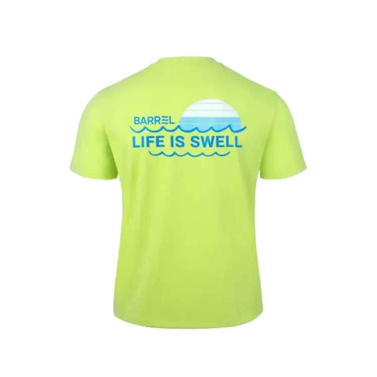 Barrel Men Vibe Sunset S/S Rashguard-GREEN - Rashguards | BARREL HK
