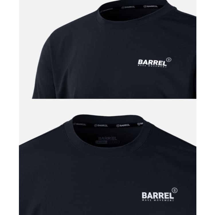Barrel Men Vibe Sunset S/S Rashguard-BLACK - Rashguards | BARREL HK