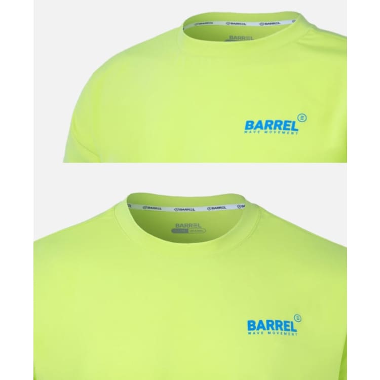 Barrel Men Vibe Sunset S/S Rashguard-GREEN - Rashguards | BARREL HK
