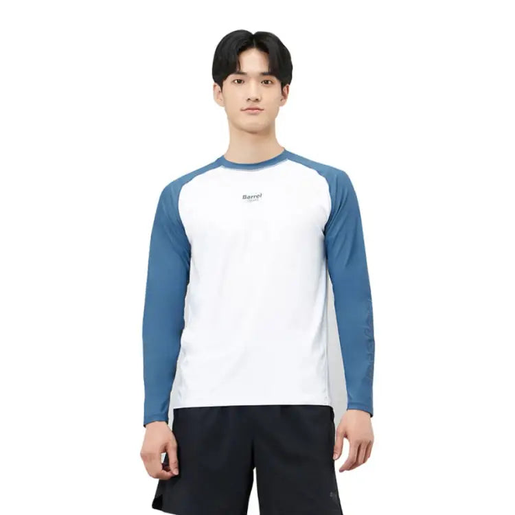 Barrel Mens Abyssal RelaxFit Rashguard-WHITE - Rashguards | BARREL HK