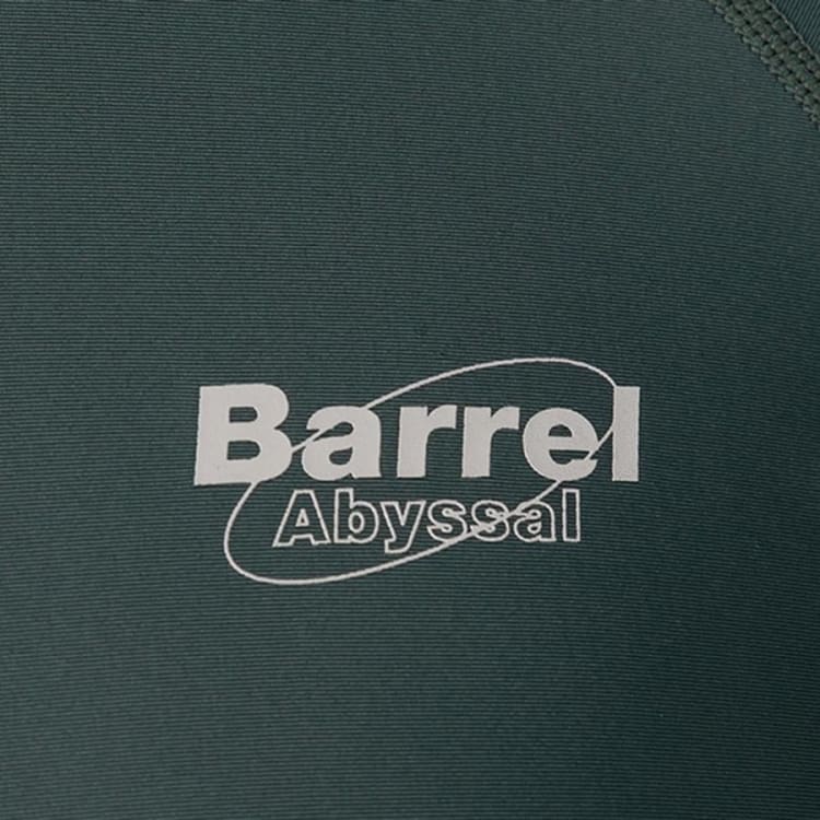 Barrel Mens Abyssal Short Sleeve Rashguard-DEEP GREEN - Rashguards | BARREL HK