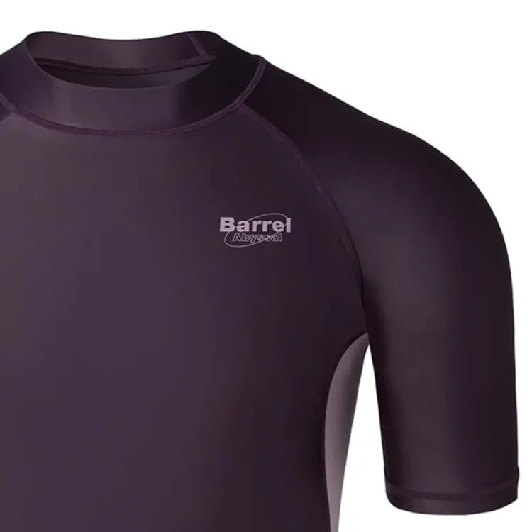 Barrel Mens Abyssal Short Sleeve Rashguard-OLD BURGUNDY - Rashguards | BARREL HK