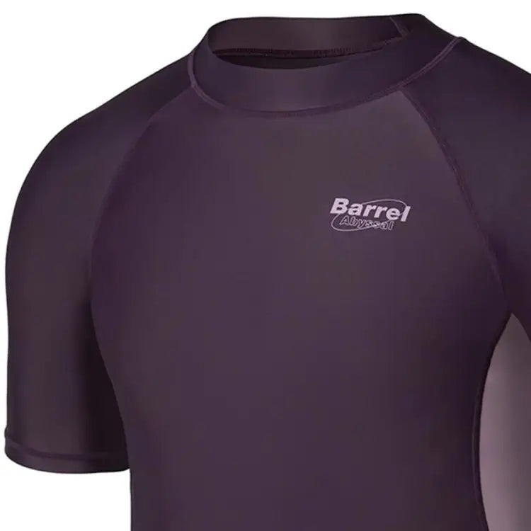 Barrel Mens Abyssal Short Sleeve Rashguard-OLD BURGUNDY - Rashguards | BARREL HK