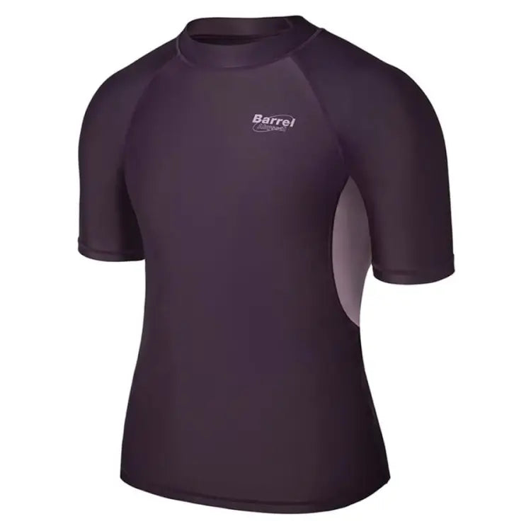 Barrel Mens Abyssal Short Sleeve Rashguard-OLD BURGUNDY - Rashguards | BARREL HK