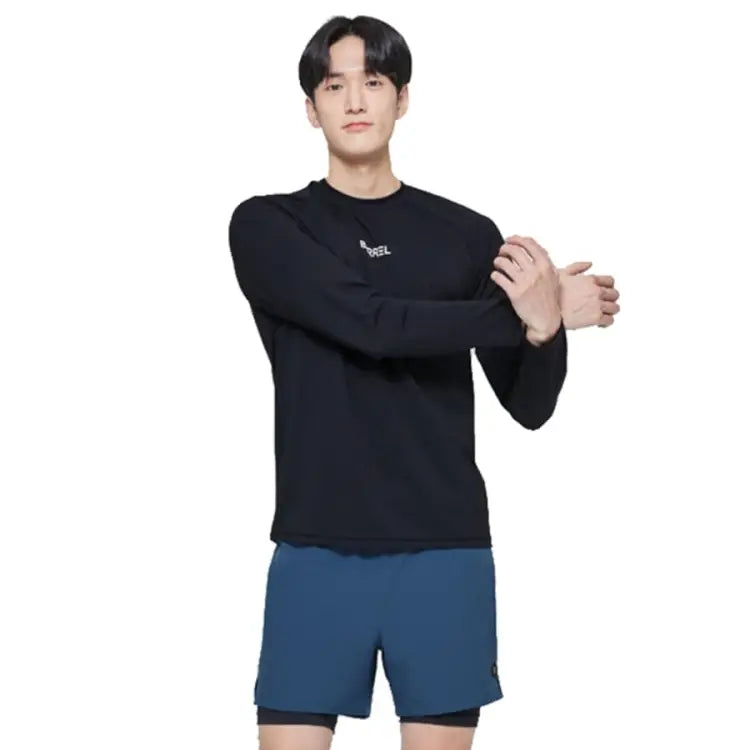 Barrel Mens Essential RelaxFit Rashguard-BLACK - Rashguards | BARREL HK