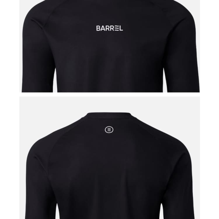 Barrel Mens Essential RelaxFit Rashguard-BLACK - Rashguards | BARREL HK