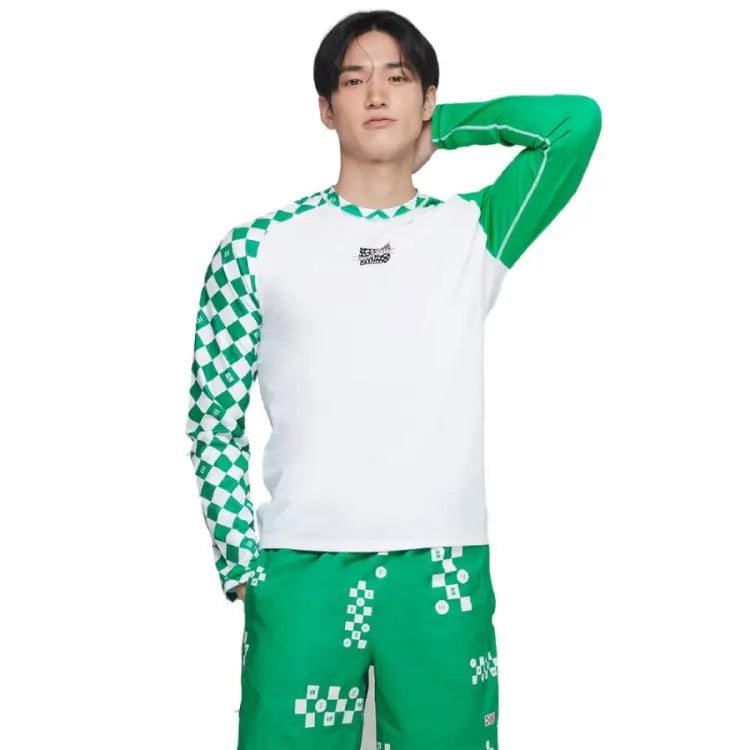 Barrel Mens Move RelaxFit Rashguard-GREEN - Rashguards | BARREL HK