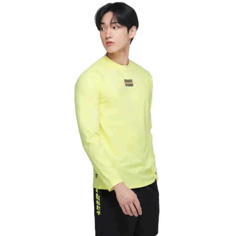 Barrel Mens Move RelaxFit Rashguard-YELLOW - Rashguards | BARREL HK