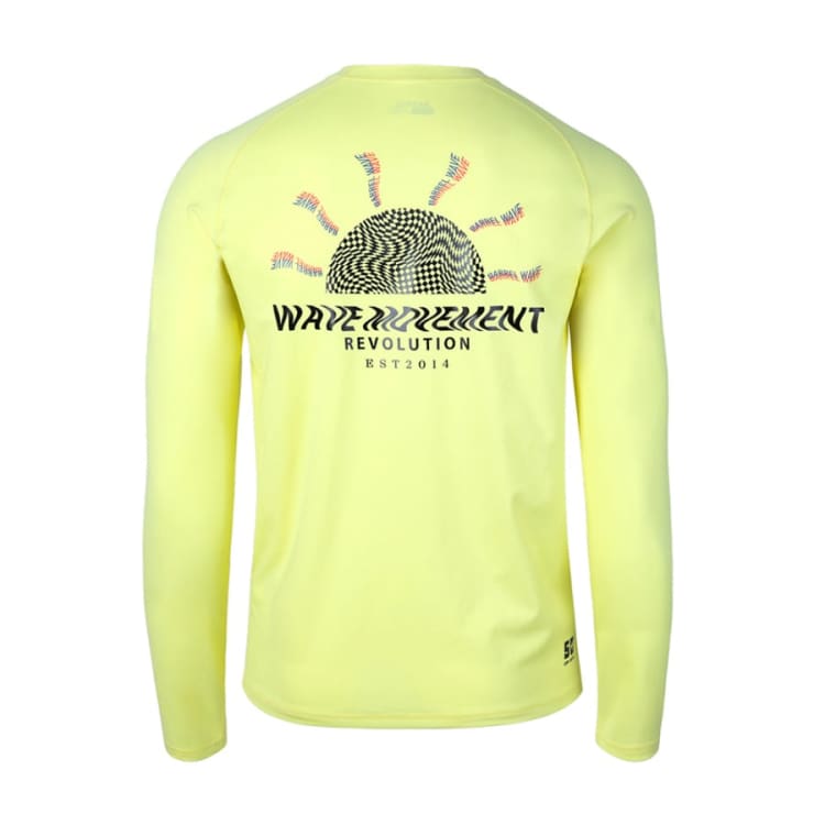 Barrel Mens Move RelaxFit Rashguard-YELLOW - Rashguards | BARREL HK