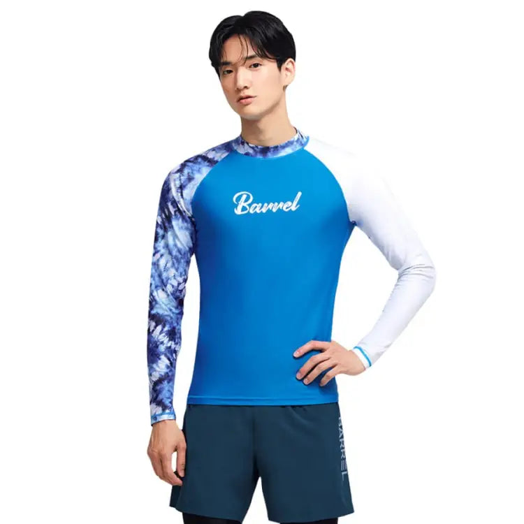 Barrel Mens Ocean Pattern Rashguard-LEAF - Rashguards | BARREL HK