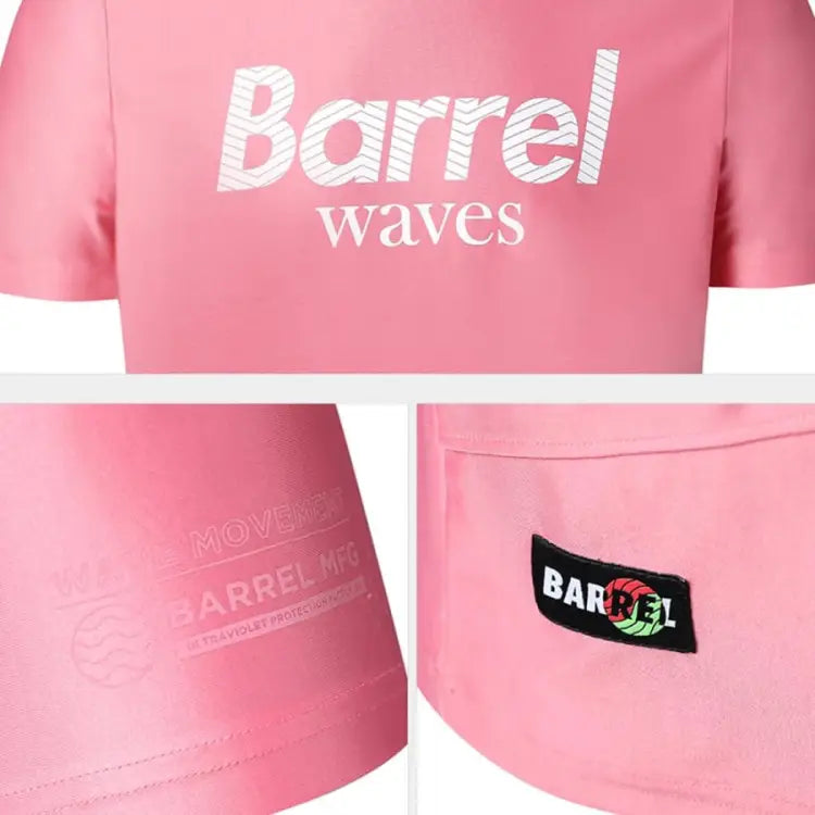 Barrel Mens Peak Short Sleeve Rashguard-ROSE PINK - Rashguards | BARREL HK