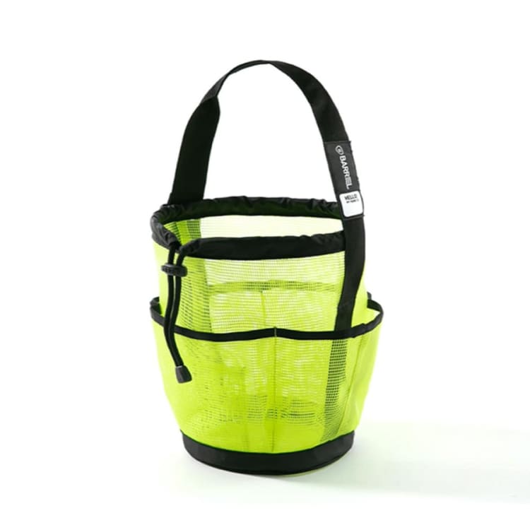 Barrel Mesh Shower Tote Bag-NEON YELLOW - Neon Yellow - Mesh Bags | BARREL HK