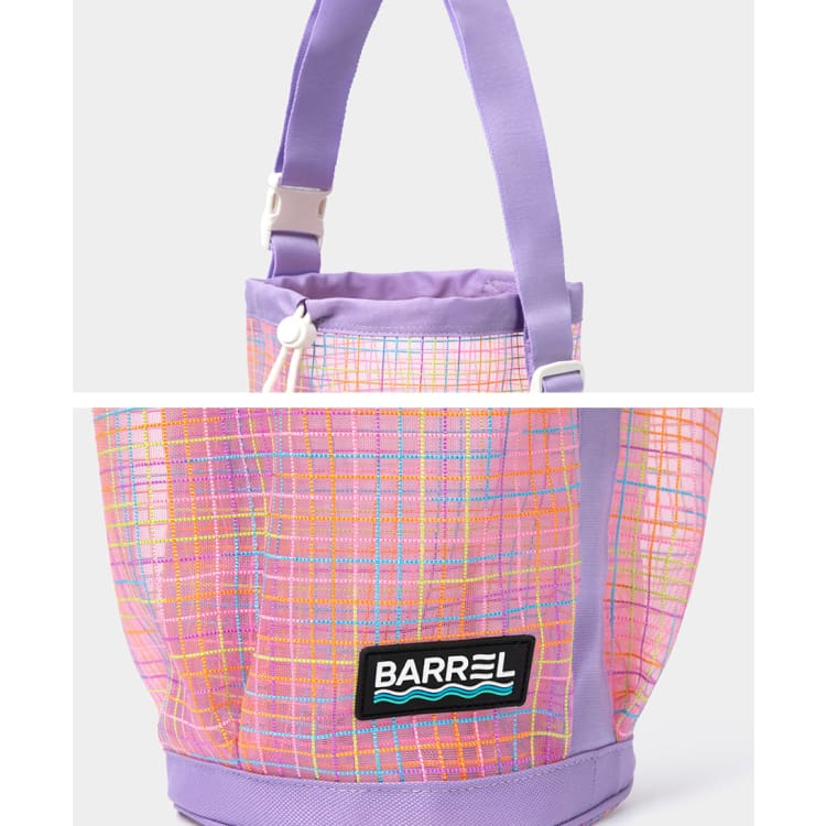 Bags / Mesh: Barrel Mesh Shower Totebag-LAVENDER - Barrel / Lavender / Accessories, Bags, Bags / Mesh, BARREL, BARREL HK | B4SUABG004LAVON