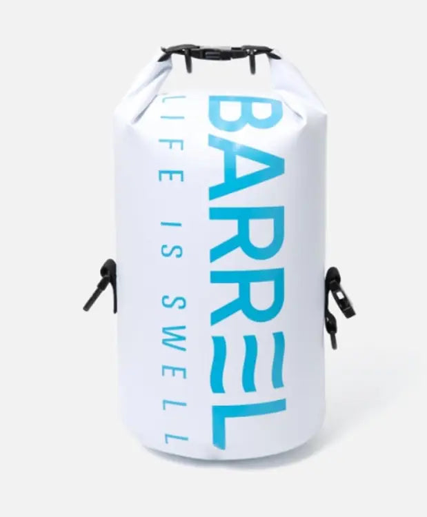Barrel Piece Logo Dry Bag 10L-WHITE - Barrel / White - Dry Bags | BARREL HK