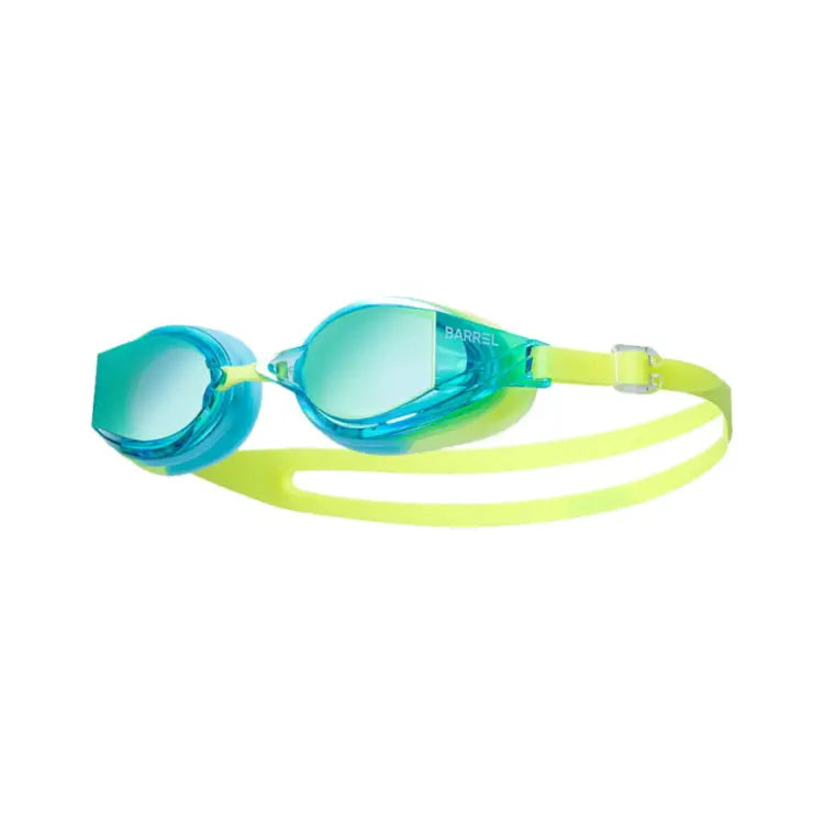 Barrel Prism Mirror Swim Goggles-aqua/yellow – optcool