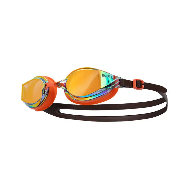 Swim Goggles: Barrel Prism Mirror Swim Goggles-ORANGE/BROWN - Barrel / Orange/Brown / OSFA / 2025, Accessories, BARREL, BARREL HK,