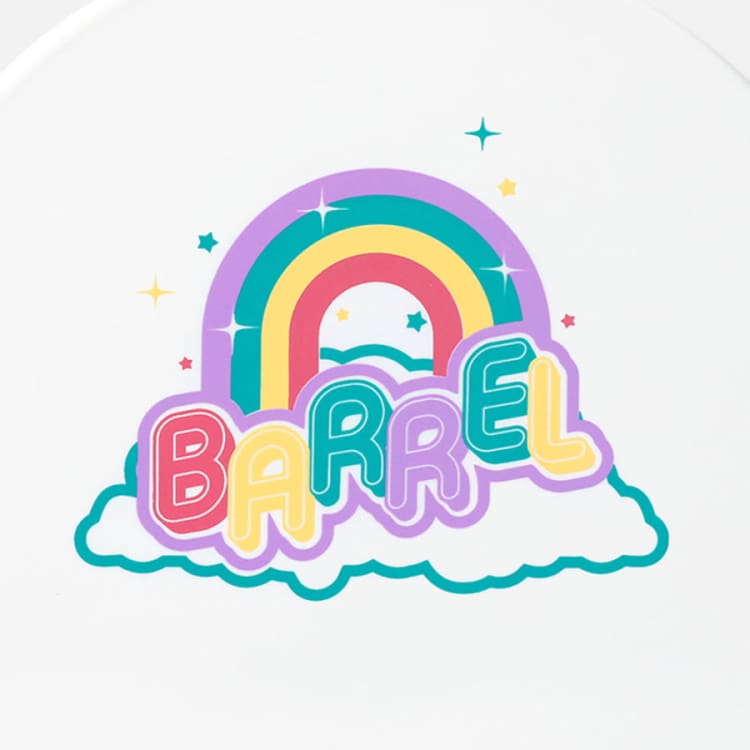 Barrel Rainbow Silicone Swim Cap - WHITE - Barrel / White / ON - Swim Caps | BARREL HK